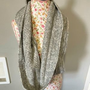NWT Gray Infinity Scarf